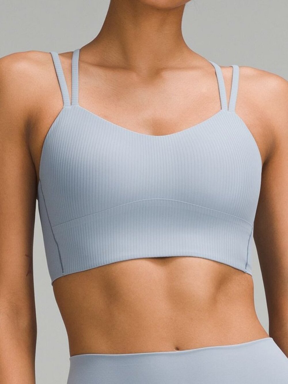 Like a Cloud Ribbed Longline Bra
